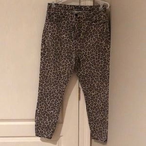 Pair of leopard jeans Size 12 Wild Fable brand